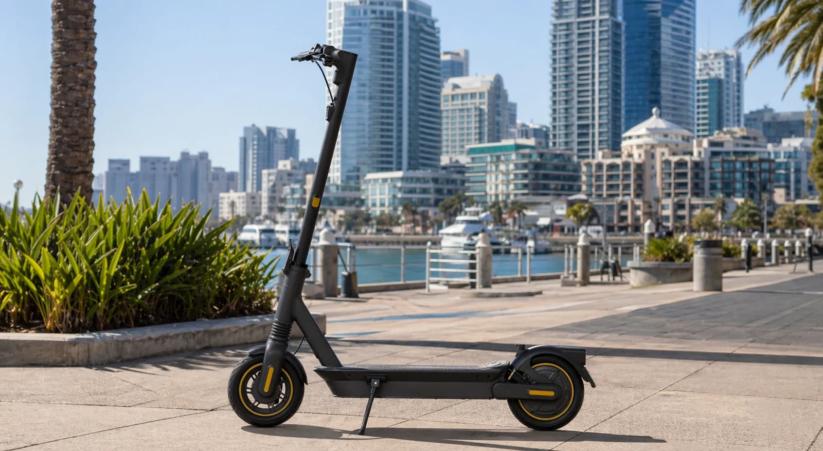 Ninebot Max scooter rental in Downtown San Diego